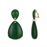 Eudeline - Boucle d'oreille clip Verte