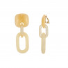 Eudocia - Boucle d'oreille clip Beige