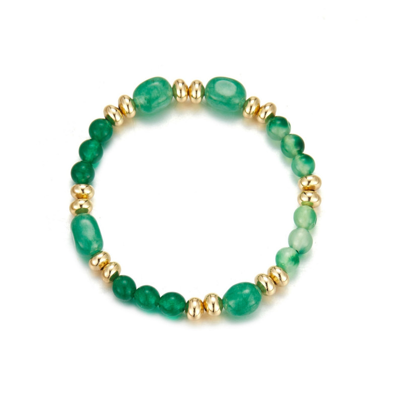 Etsuko - Bracelet élastique vert