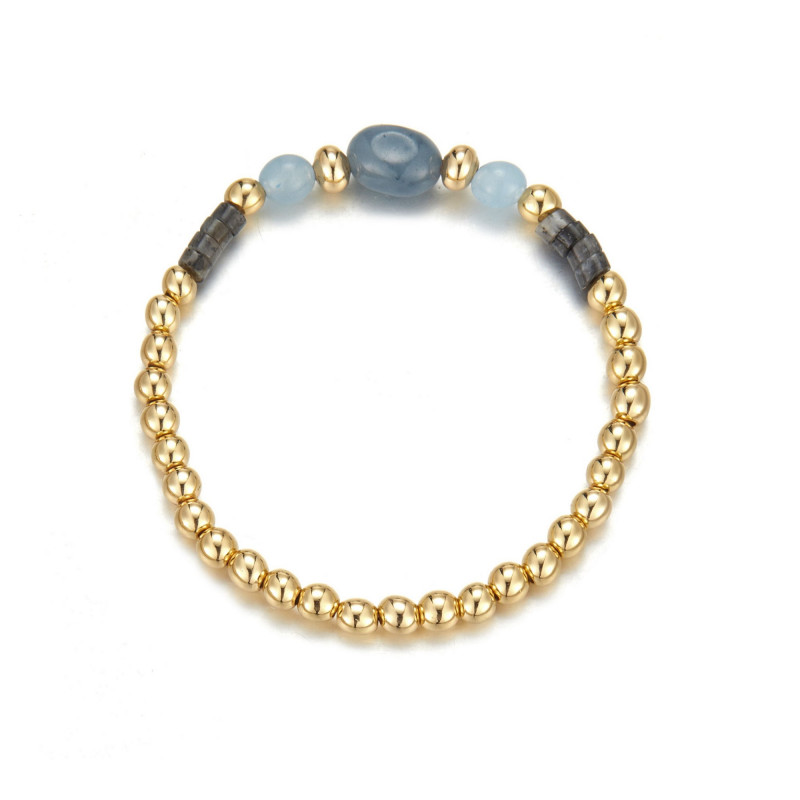 Ercilia - Bracelet élastique gris