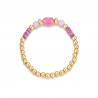Ercilia - Bracelet élastique rose