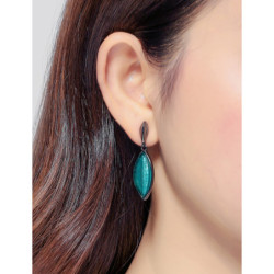 Jessica - Boucles d'oreilles tige vert