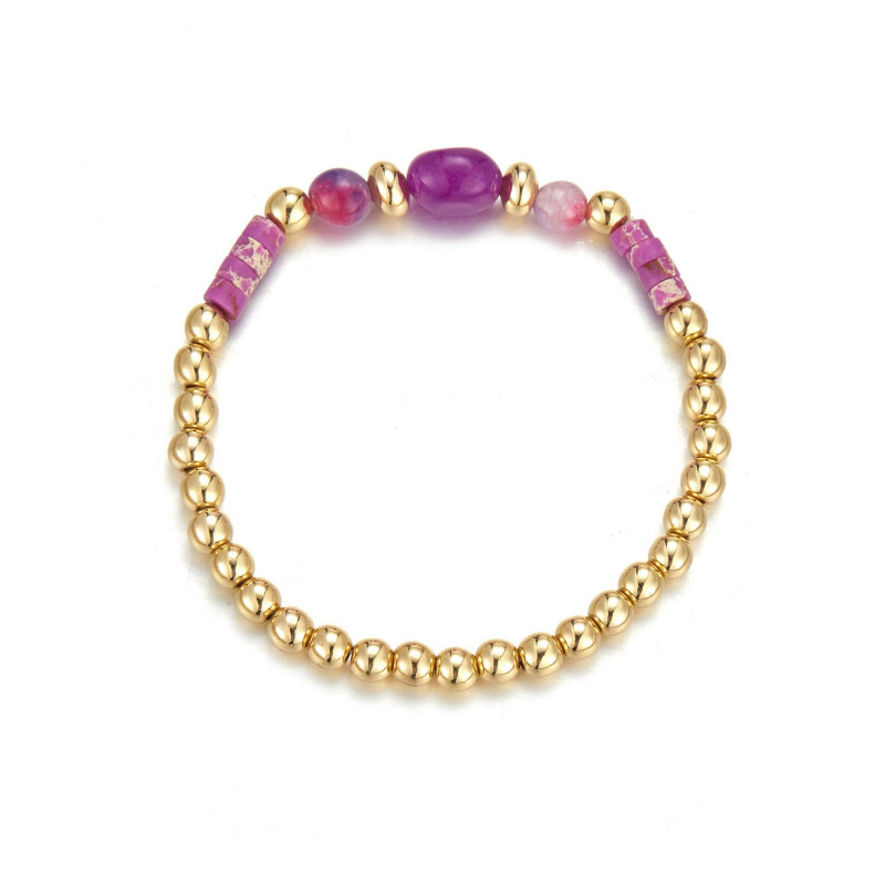 Ercilia - Bracelet élastique violet