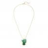 Pratima - Sautoir vert