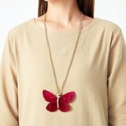 Pusti - Sautoir Rouge