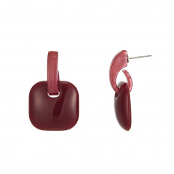 Eeva - Boucle d'oreille tige acier Violet