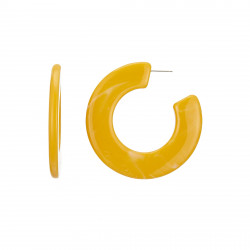 Fatehas - Boucle d'oreille percée jaune