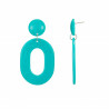 Fatey - Boucle d'oreille percée turquoise