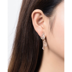 Wilka - Boucle d'oreille tige Champagne