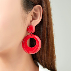 Foulja - Boucle d'oreille percée turquoise