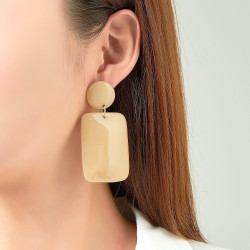 France - Boucle d'oreille percée verte