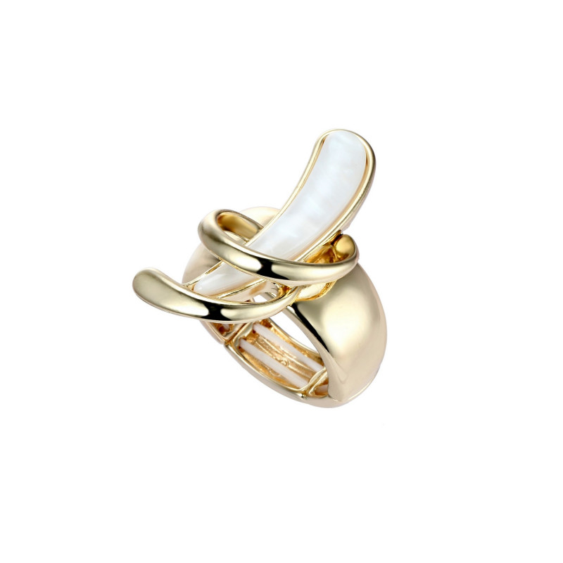 Bathylle - Bague élastique blanche