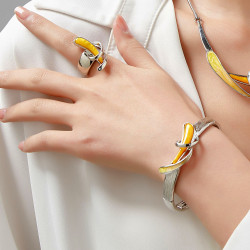 Bathylle - Bracelet élastique rose