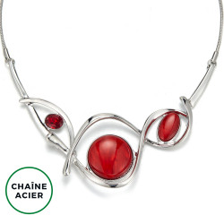 Emelle - Collier rouge