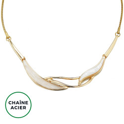 Blanchette - Collier blanc