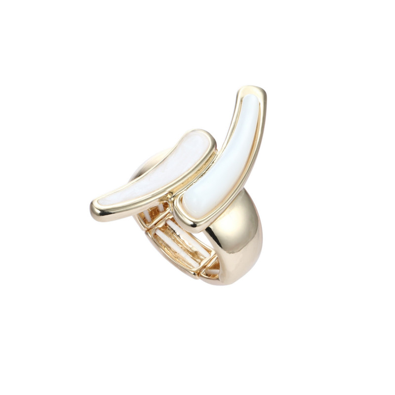 Blejean - Bague élastique blanche