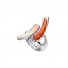 Blejean - Bague élastique orange