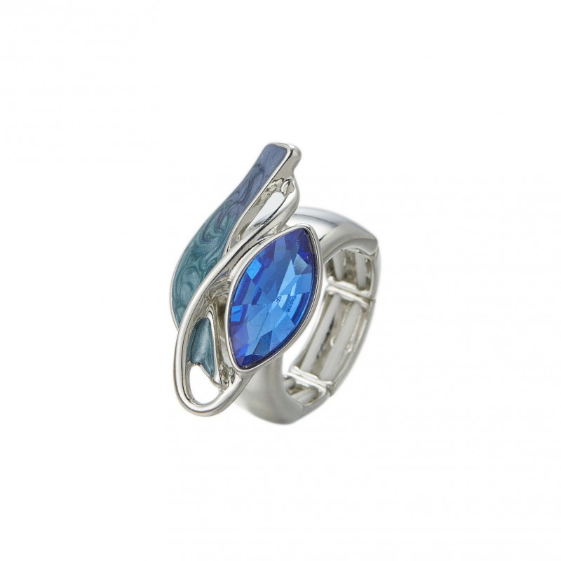 Elektra - Bague élastique bleue