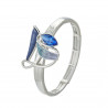 Elektra - Bracelet élastique bleu