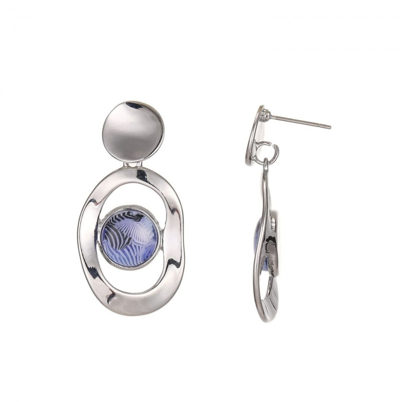 Harriett - Boucle d'oreille bleue