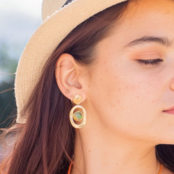 Harriett - Boucle d'oreille rose