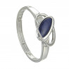 Edmonde - Bracelet élastique Bleu marine