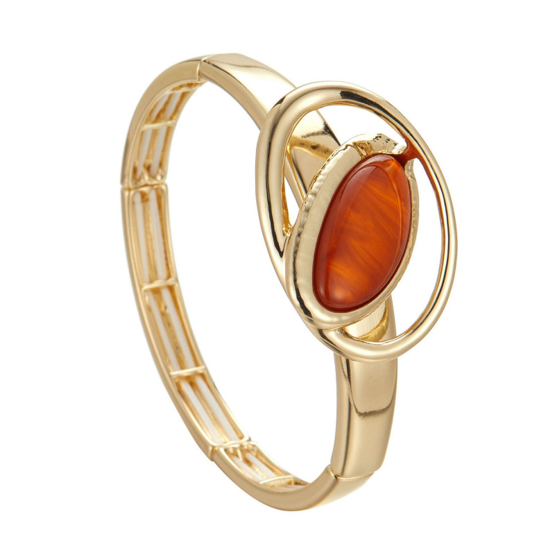 Edmonde - Bracelet élastique Orange