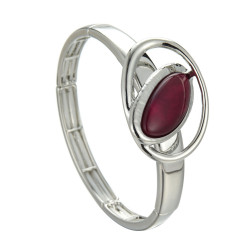 Edmonde - Bracelet élastique Violet