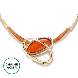 Edmonde - Collier Orange