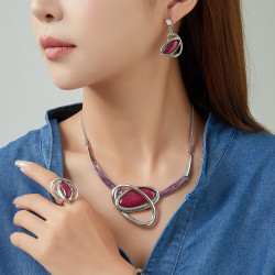 Edmonde - Collier Violet