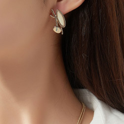 Harmonia - Boucle d'oreille dorée