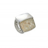 Caelia - Bague elastique Blanche