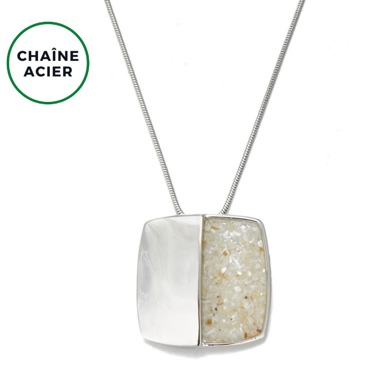 Caelia - Collier Blanc