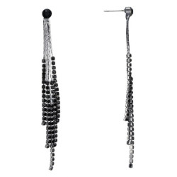 Leria - Boucles d'oreilles tige noir