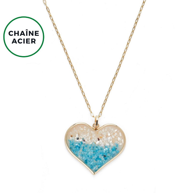 Caline - Sautoir Bleu