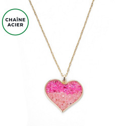 Caline - Sautoir Rose