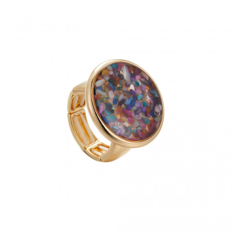 Corentine - Baque elastique Multicolore