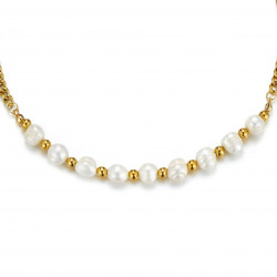 Uneke - Collier Acier perles