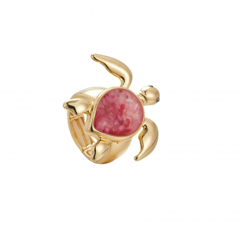Ortrun - Bague elastique Rose
