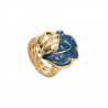 Caraza - Bague elastique Bleue