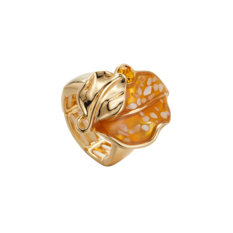 Caraza - Bague elastique Orange