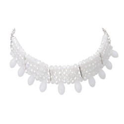 Savia - Collier blanc