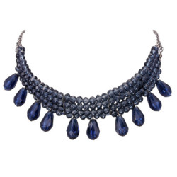 Savia - Collier bleu