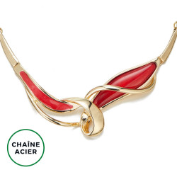 Claudy - Collier Rouge