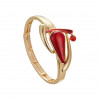 Charifa - Bracelet elastique Rouge