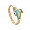 Charifa - Bracelet elastique Vert d'eau