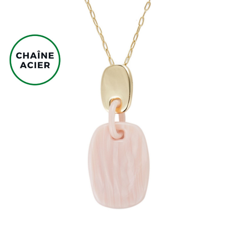 Choumous - Sautoir Rose