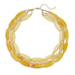 Umayma - Collier jaune