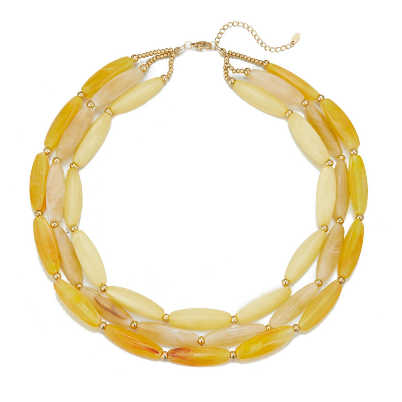 Umayma - Collier jaune