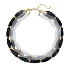 Umayma - Collier noir